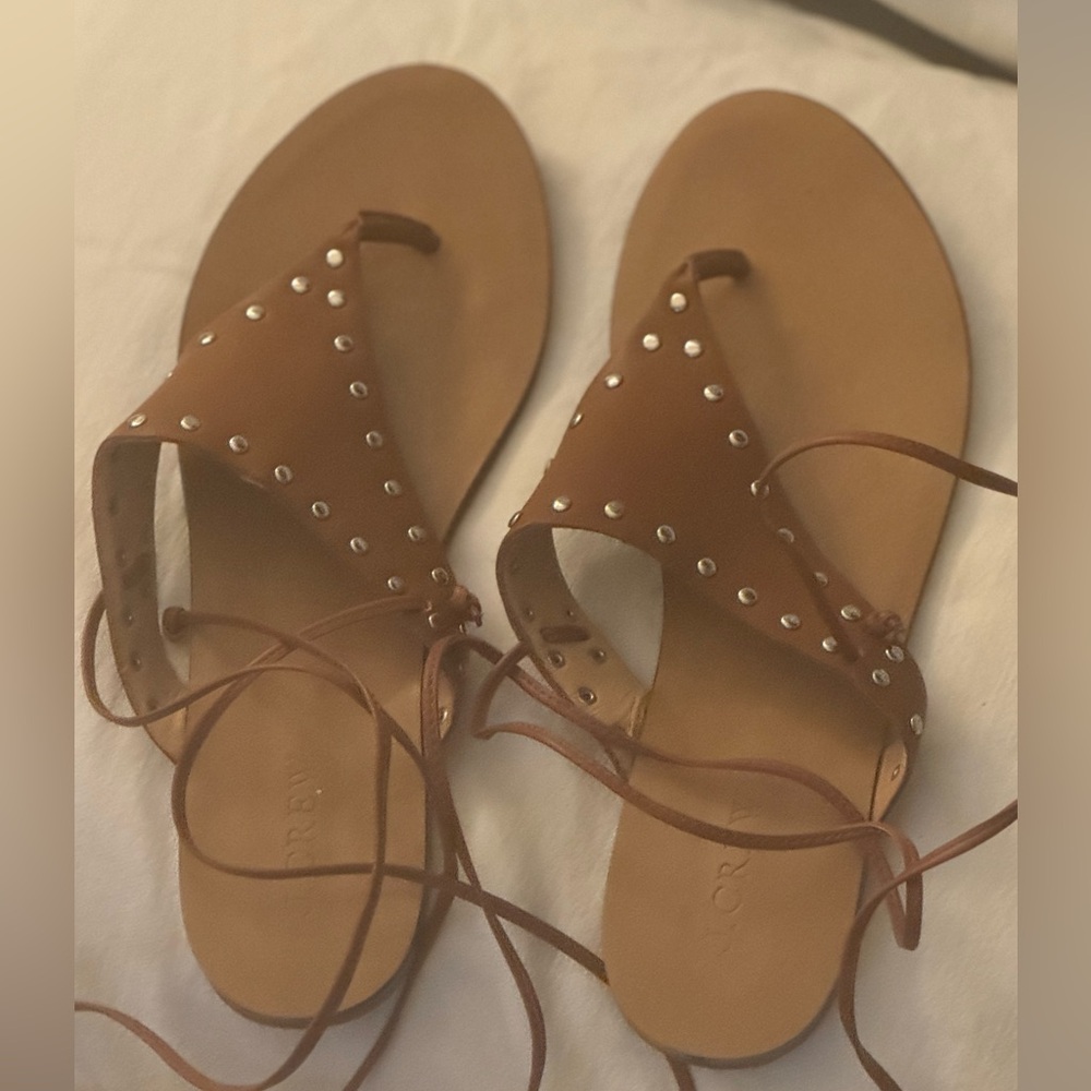 JCrew gladiator sandals w studs